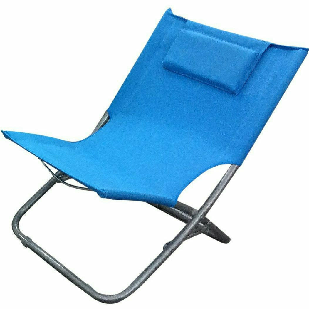 VESTIAMO CASA MARE - Spiaggina pieghevole con cuscino - h55x49x49 cm